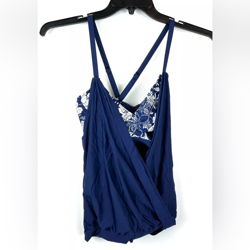 Next Women’s Blue Tankini Swimsuit Top Size 34B/C